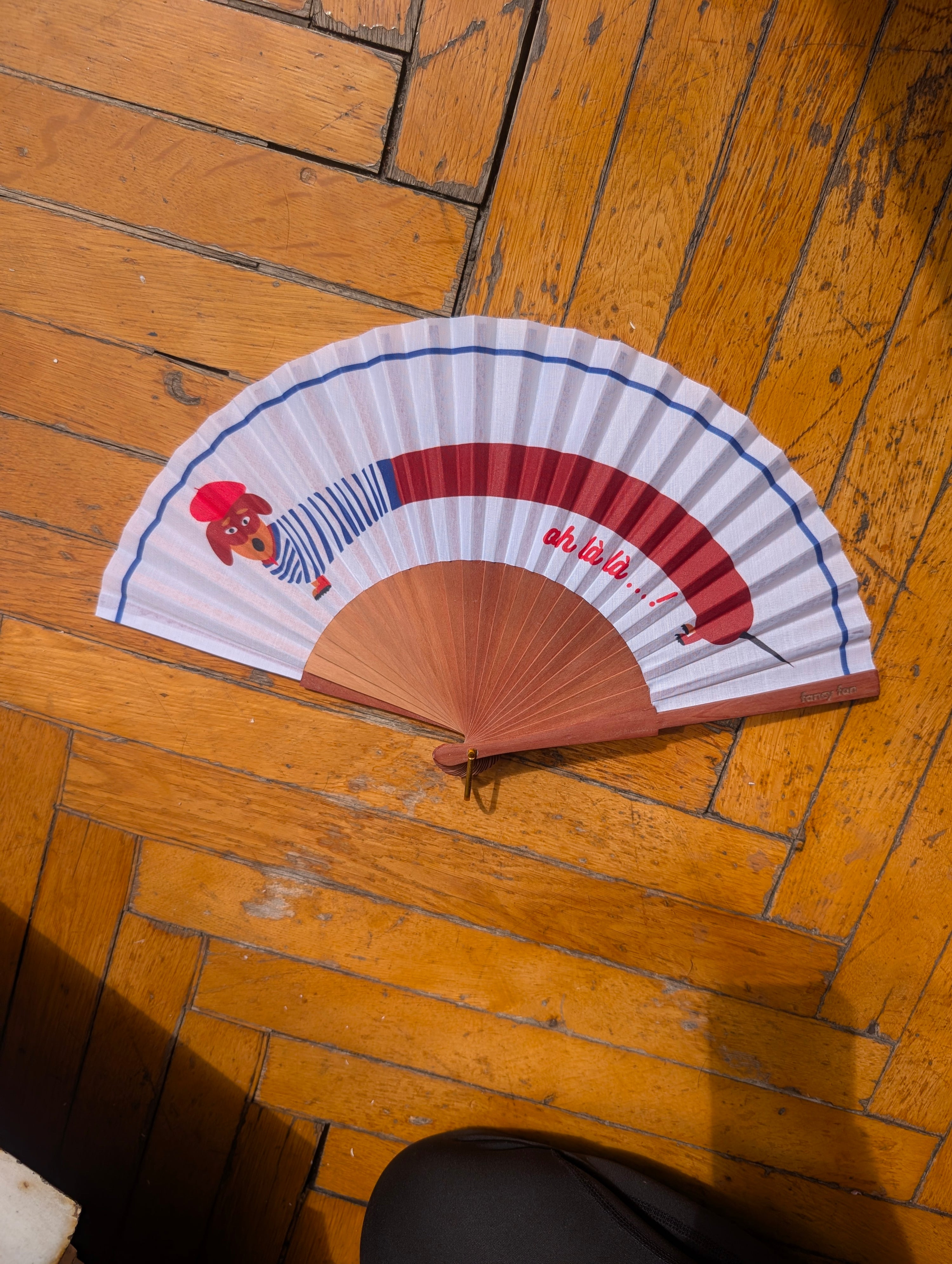 MONSIEUR FILOU Folding Hand Fan
