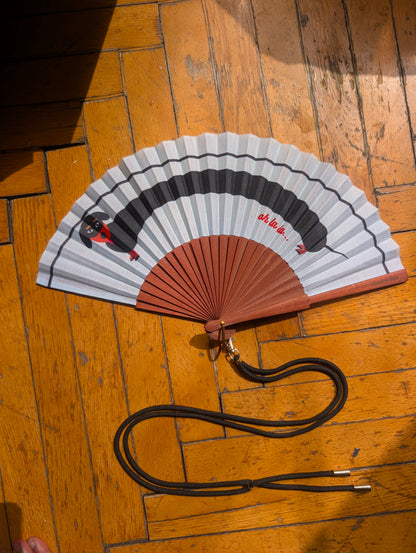 LOU  Folding Hand Fan