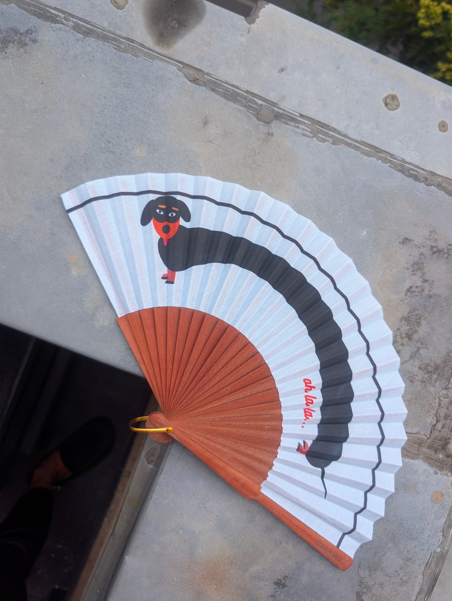 LOU  Folding Hand Fan