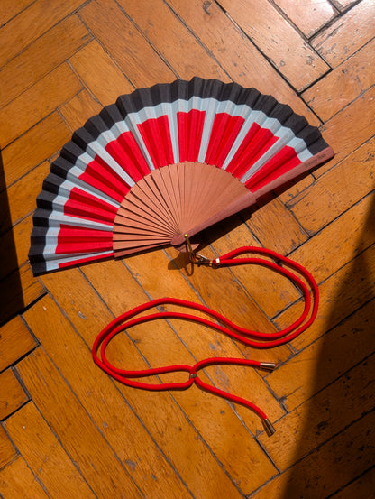 SUN RAYS Folding Hand Fan