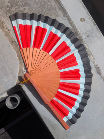 SUN RAYS Folding Hand Fan