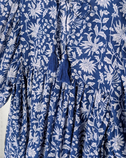 MAXI DRESS HANNAH Indigo Blue
