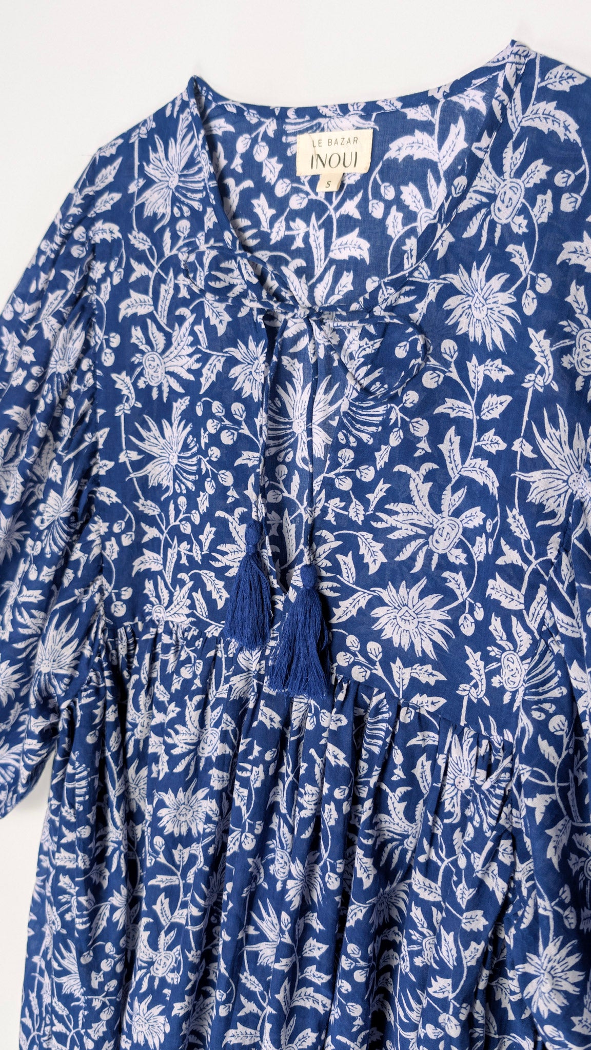 MAXI DRESS HANNAH Indigo Blue