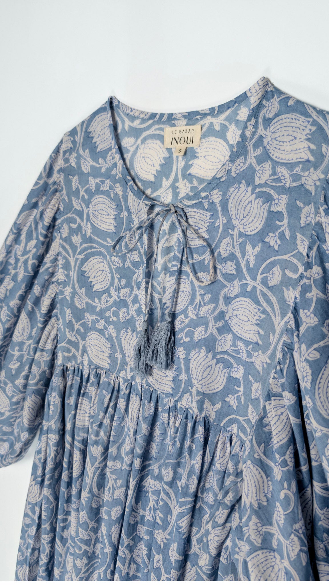 MIDI DRESS AVA Baby Blue