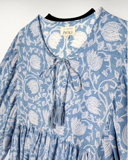 MIDI DRESS AVA Baby Blue