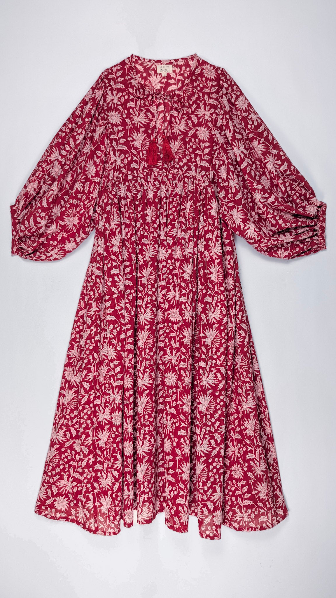 MIDI DRESS AVA Pomegranate
