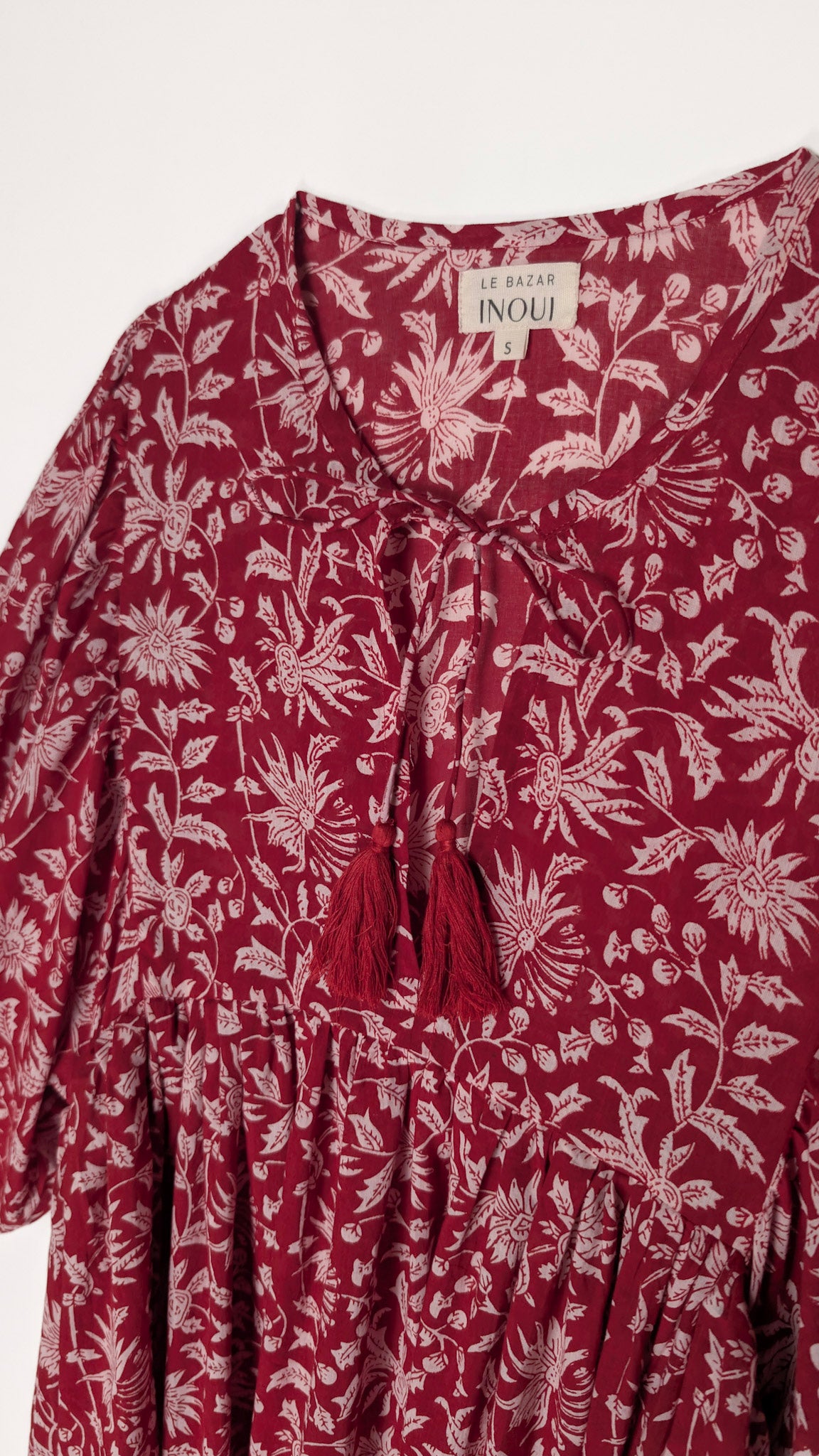 MIDI DRESS AVA Pomegranate