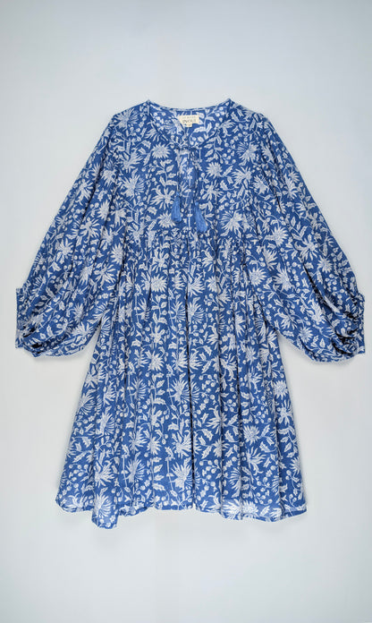 MINI DRESS LALA Azure Blue