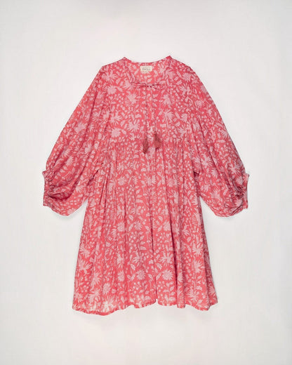 MINI DRESS LALA Coral Pink