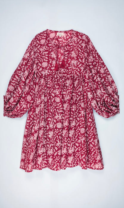 MINI DRESS LALA Pomegranate