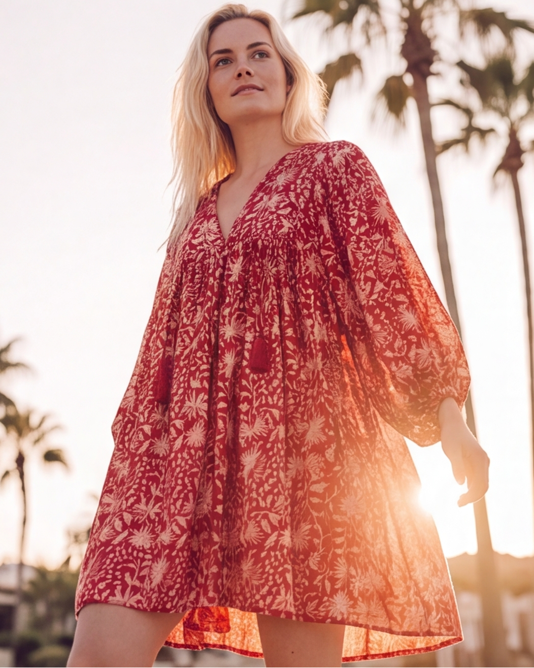 MIDI DRESS AVA Coral Pink β LE BAZAR INOUI