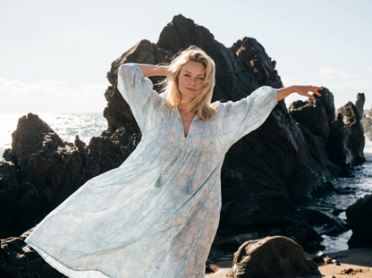 MIDI-KLEID Mintgrün